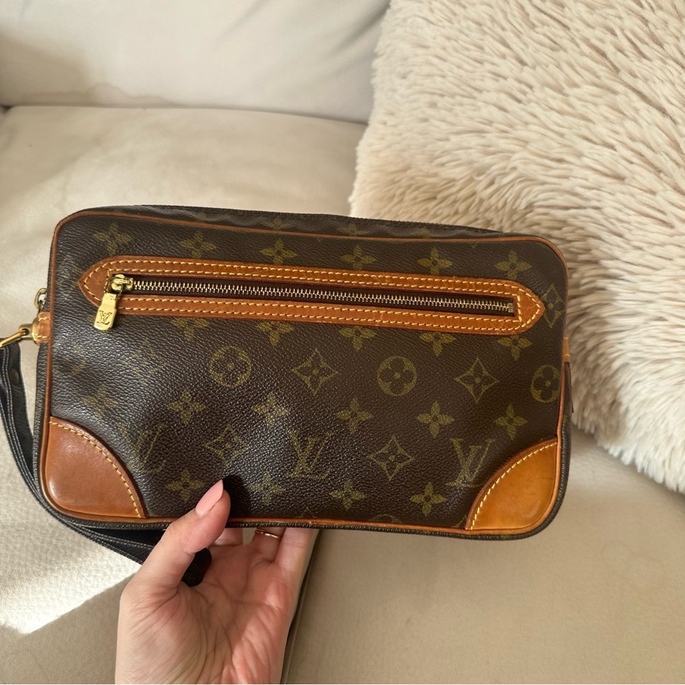Louis Vuitton Monogram Marly Dragonne Clutch GM Marley - Picture 4 of 13